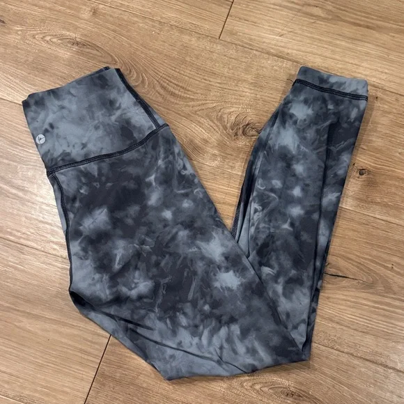 90 Degree Gray Tie-Dye Leggings - Picture 1 of 7